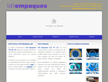 Tablet Screenshot of idiempaques.com